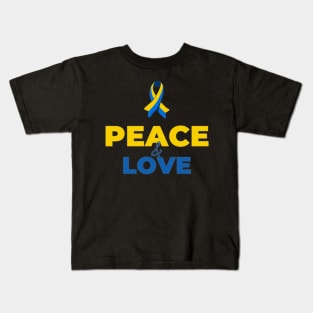 Peace & Love - International day of Peace Kids T-Shirt